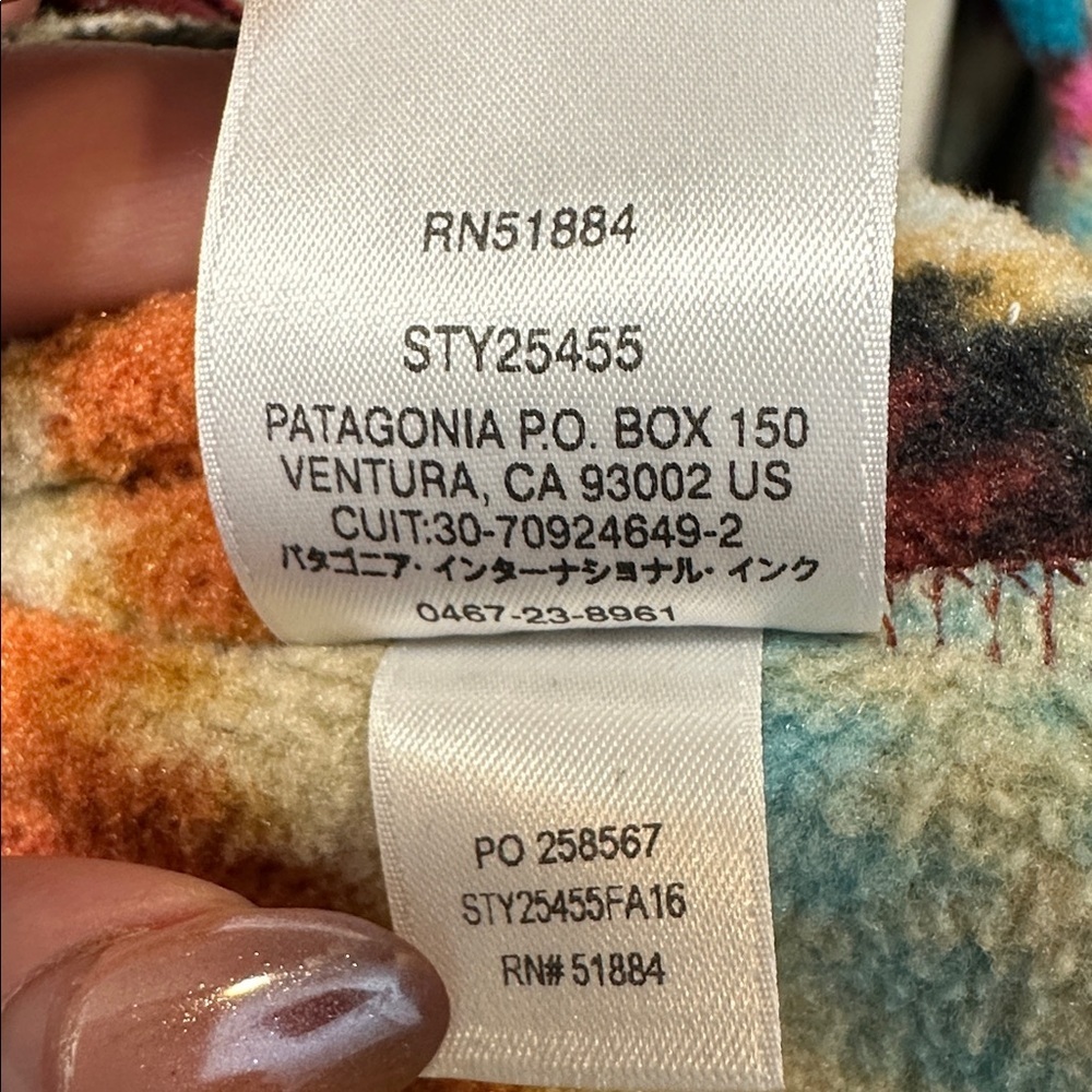 Patagonia Synchilla Snap T Fleece Timber Twist Aztec Pullover Cinder Red Sz M - Picture 12 of 17